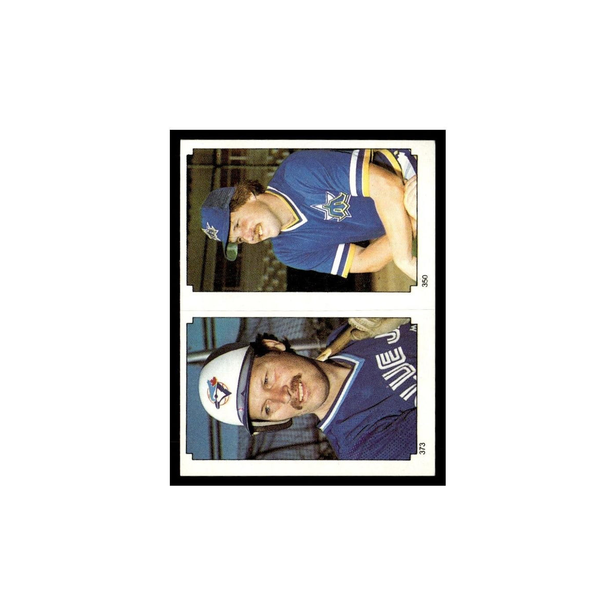 Jamie Allen Ernie Whitt 1984 Topps Stickers #350/373 Baseball Card NM
