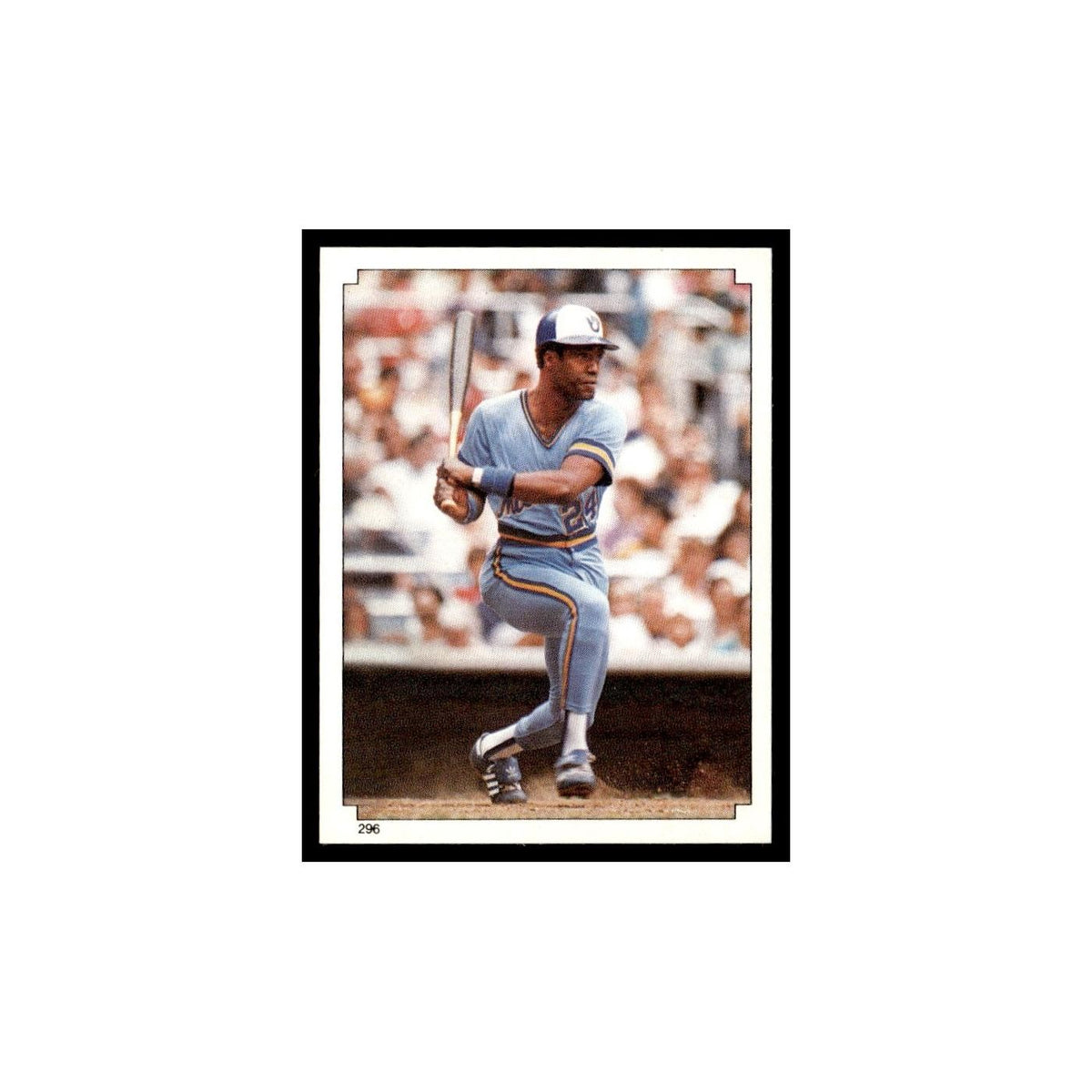 Ben Oglivie 1984 Topps Stickers #296 Milwaukee Brewers Baseball Card NM