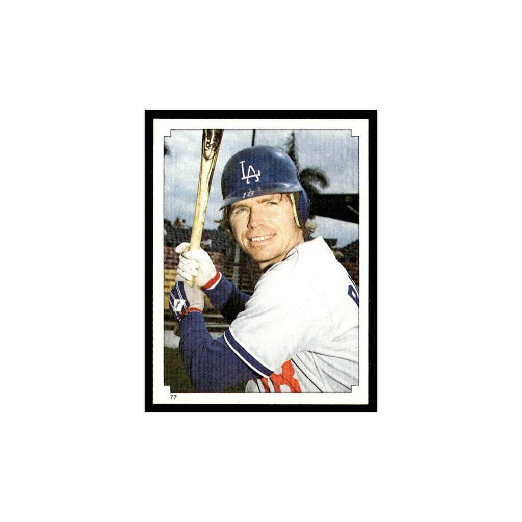Bill Russell 1984 Topps Stickers #77 Los Angeles Dodgers Baseball Card NM