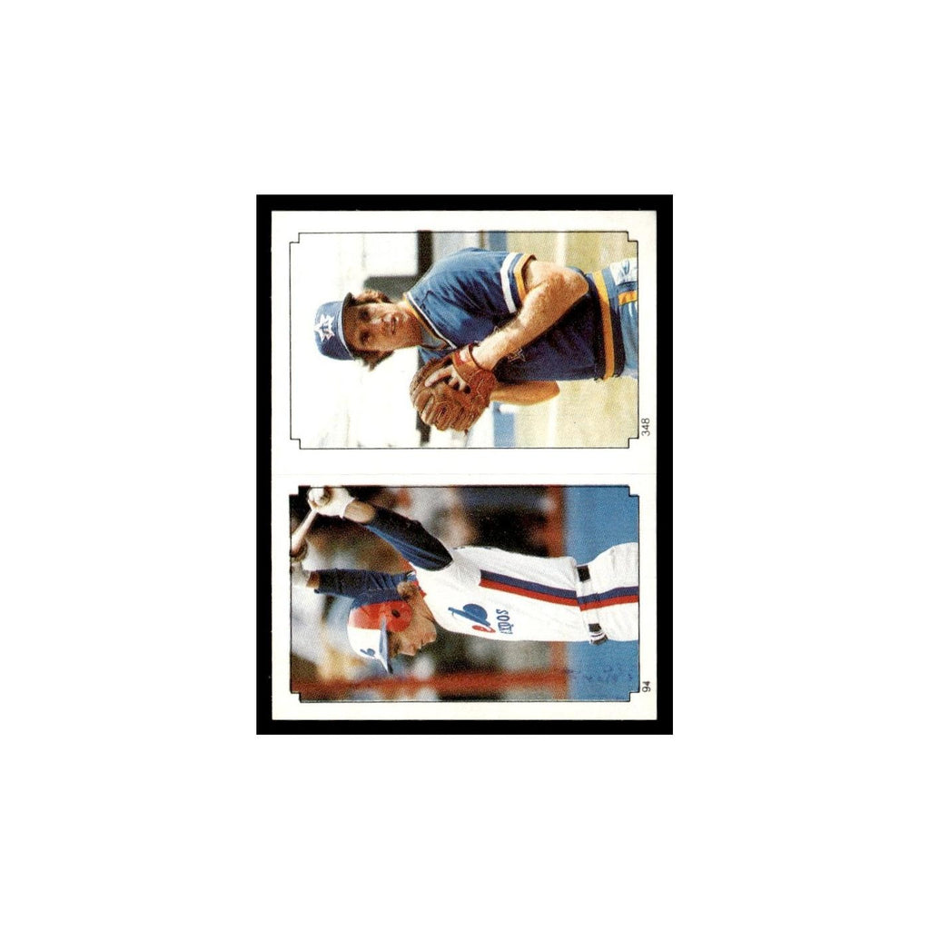 Roy Thomas Tim Wallach 1984 Topps Stickers #348/94 Baseball Card NM