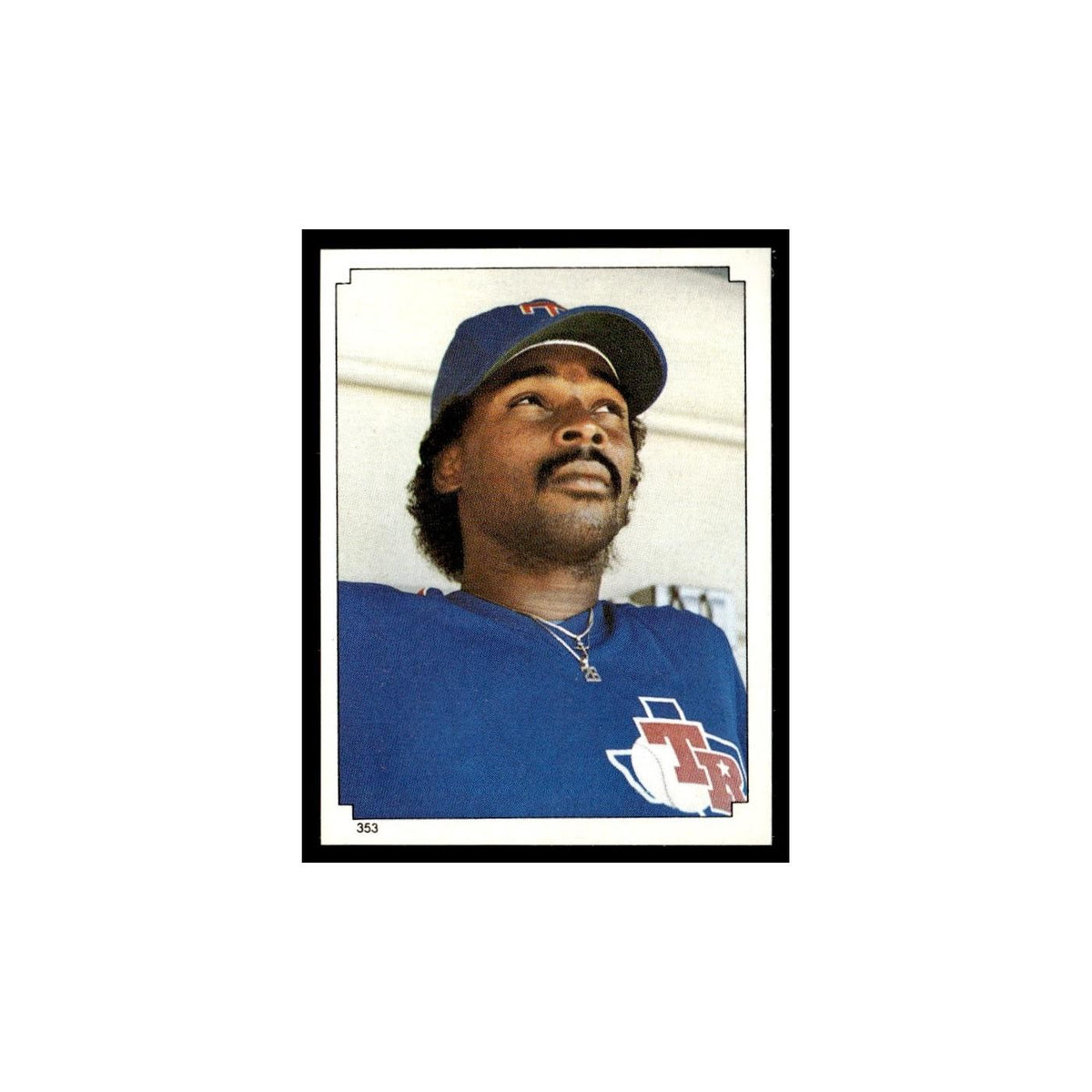 George Wright 1984 Topps Stickers #353 Texas Rangers Baseball Card NM