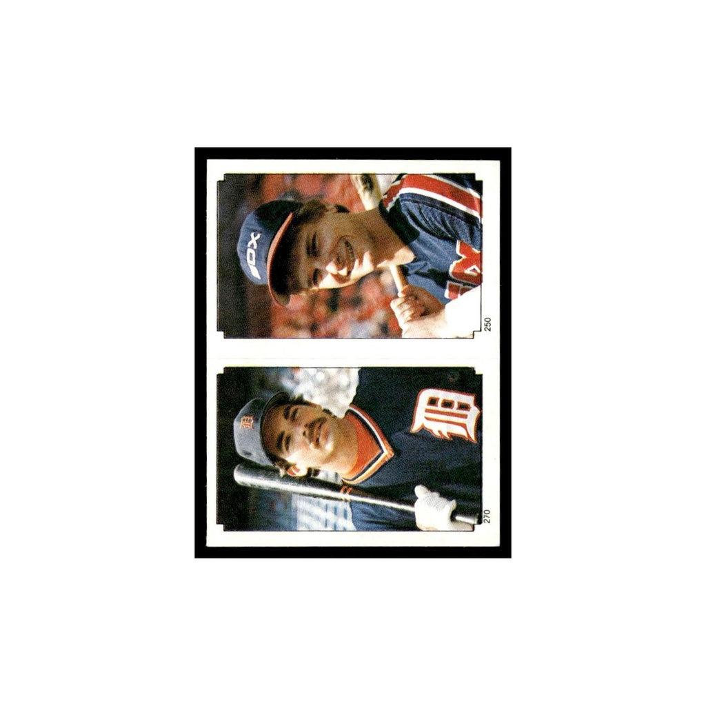 Scott Fletcher Glenn Wilson 1984 Topps Stickers #250/270 Baseball Card NM