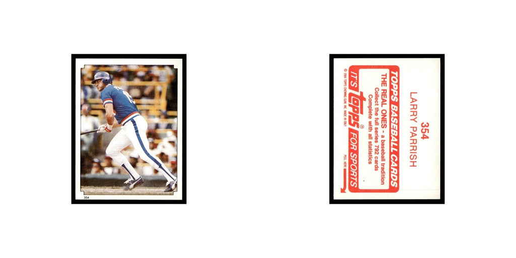 Larry Parrish 1984 Topps Stickers #354 Texas Rangers Baseball Card NM