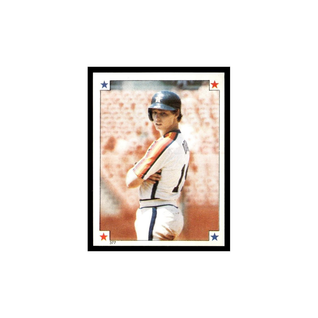 Bill Doran 1984 Topps Stickers #377 Houston Astros Baseball Card NM