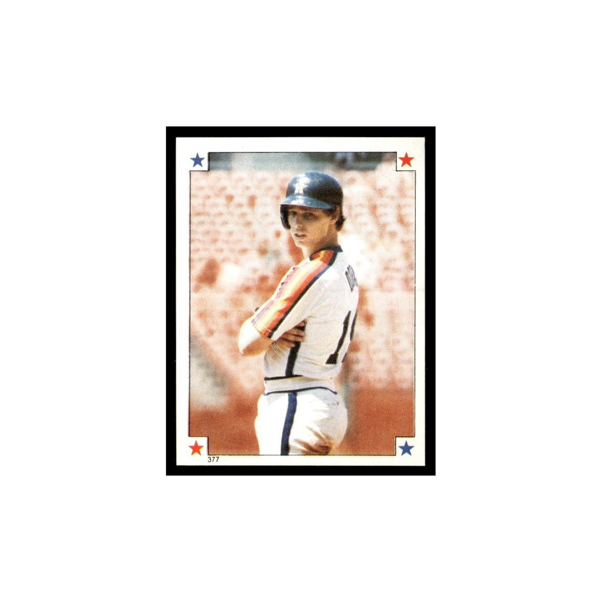 Bill Doran 1984 Topps Stickers #377 Houston Astros Baseball Card NM