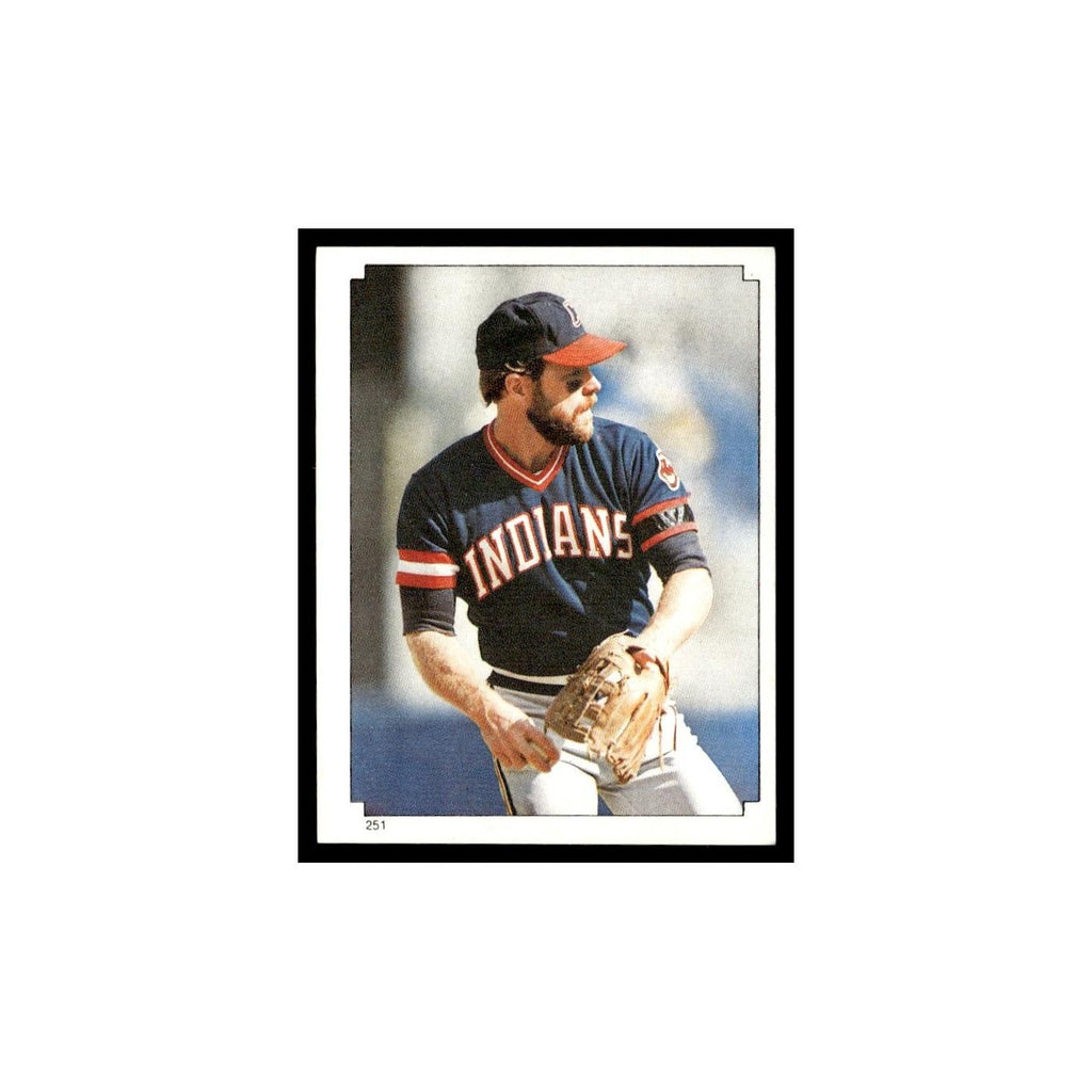 Toby Harrah 1984 Topps Stickers #251 Cleveland Indians Baseball Card NM
