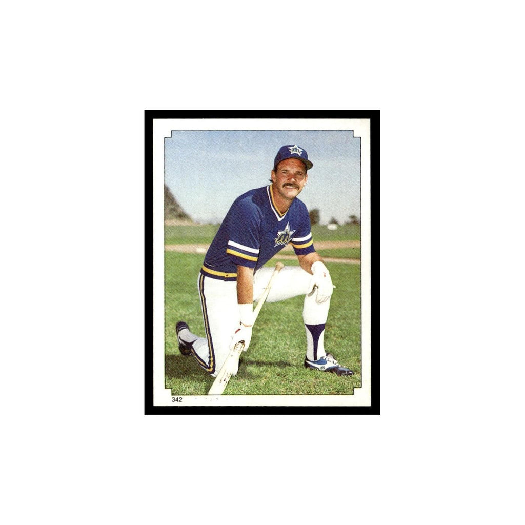 Richie Zisk 1984 Topps Stickers #342 Seattle Mariners Baseball Card NM