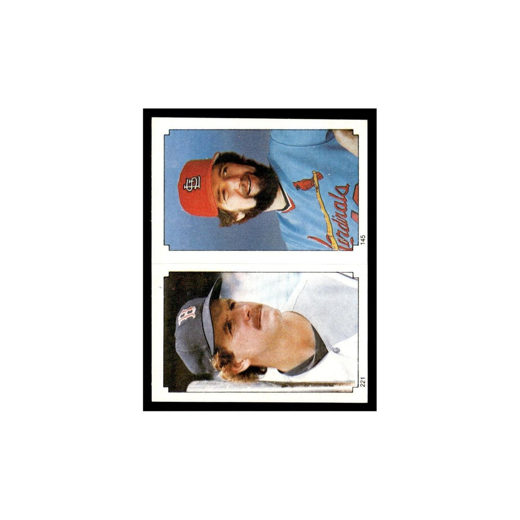 Bruce Sutter Dave Stapleton 1984 Topps Stickers #145/221 Baseball Card NM