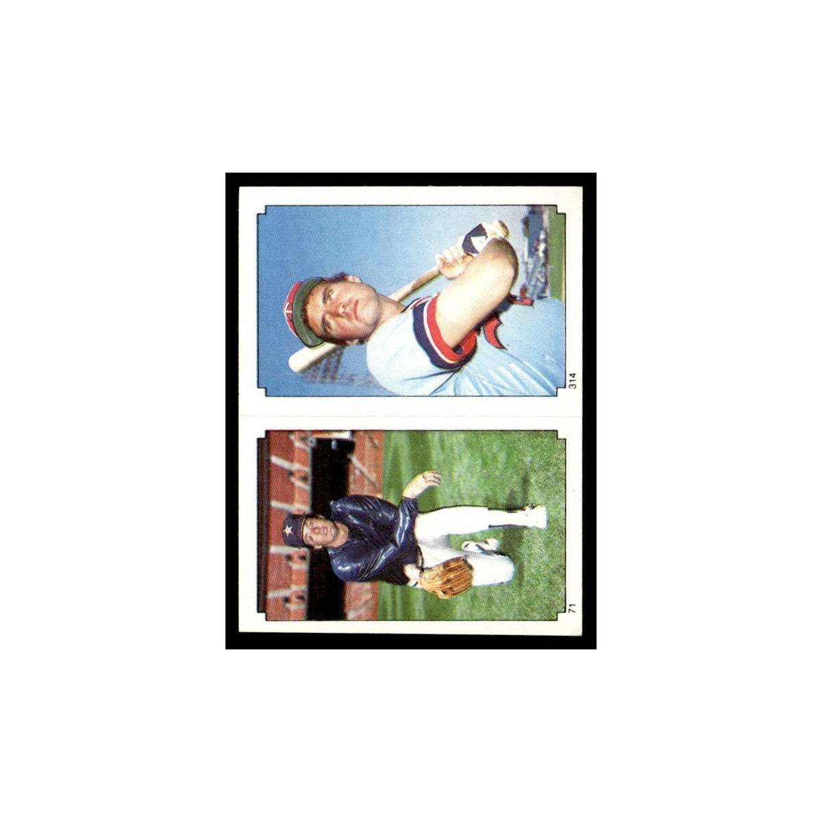 Randy Bush Bill Dawley 1984 Topps Stickers #314/71 Baseball Card NM