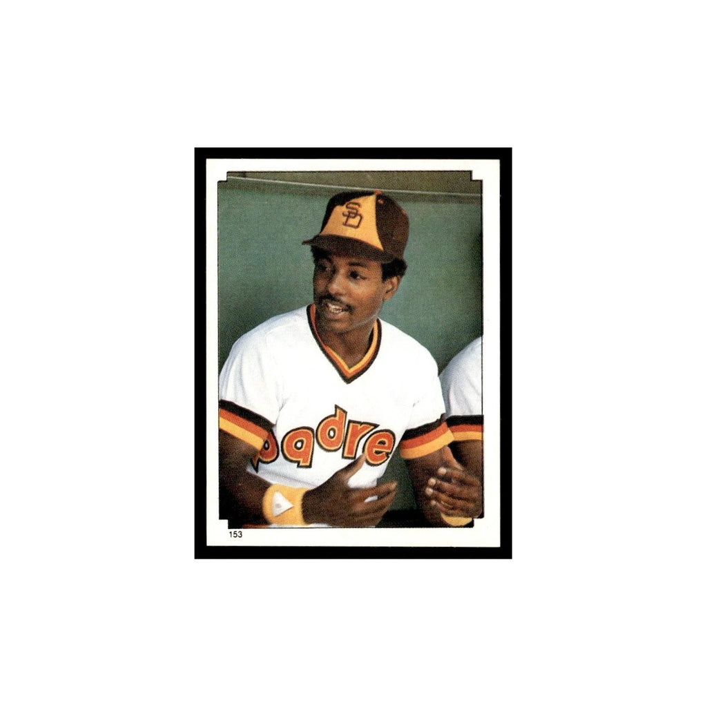 Alan Wiggins 1984 Topps Stickers #153 San Diego Padres Baseball Card NM