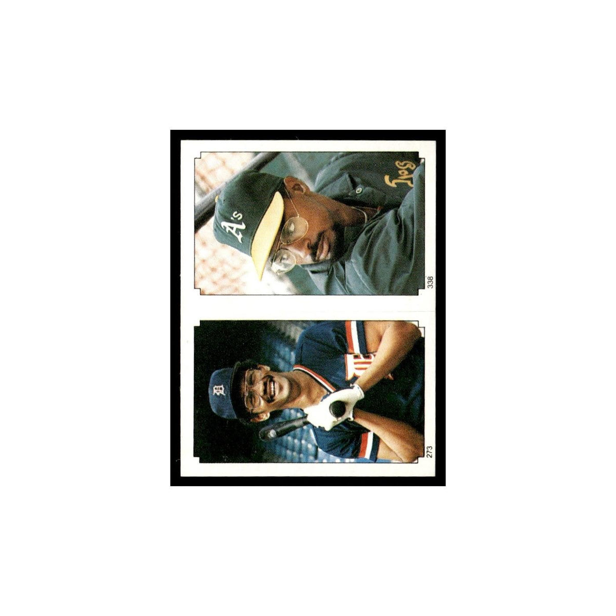 Mike Davis Enos Cabell 1984 Topps Stickers #338/273 Baseball Card NM