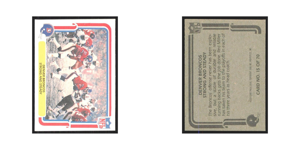 1980 Fleer Strong and Steady Broncos #15