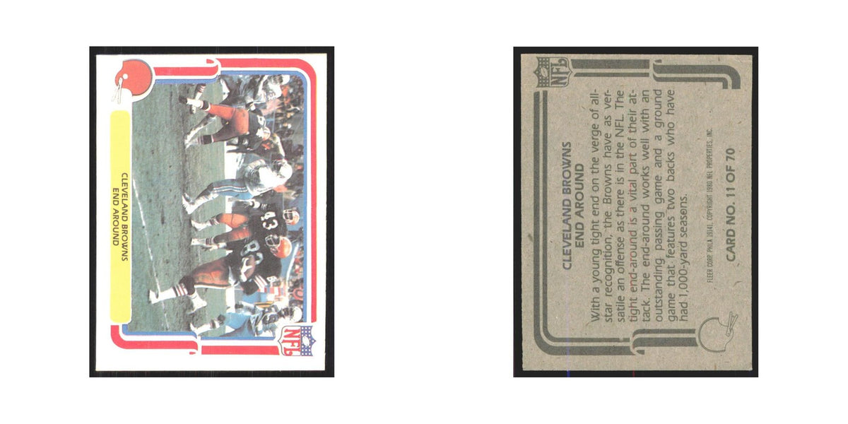 1980 Fleer End Around Browns #11.0