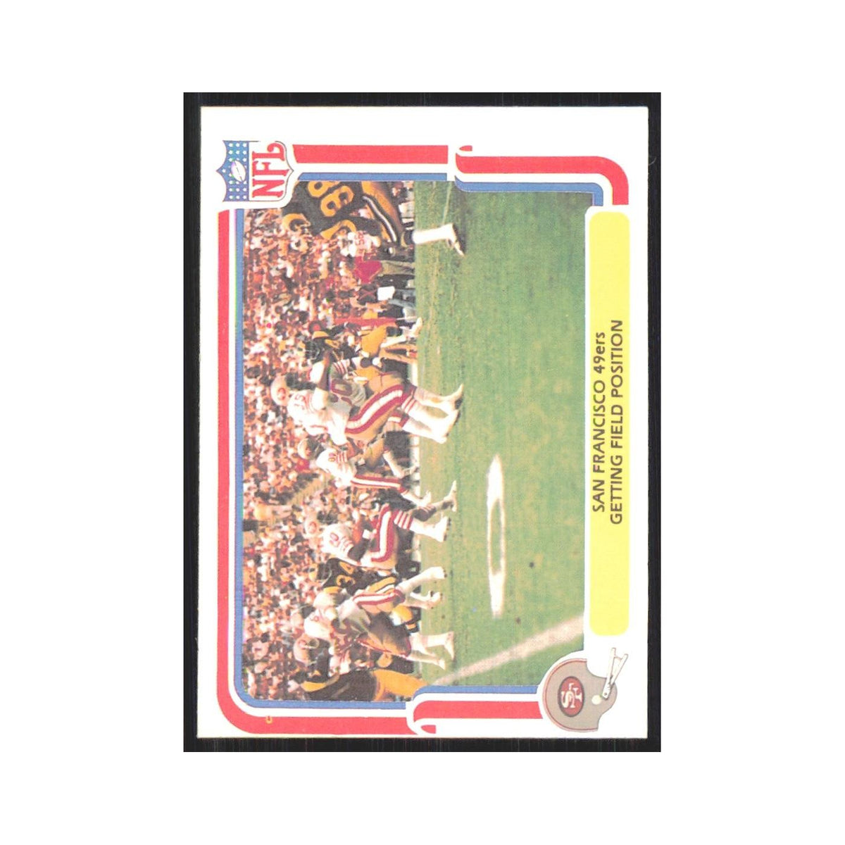 1980 Fleer Getting Field Position 49ers #49