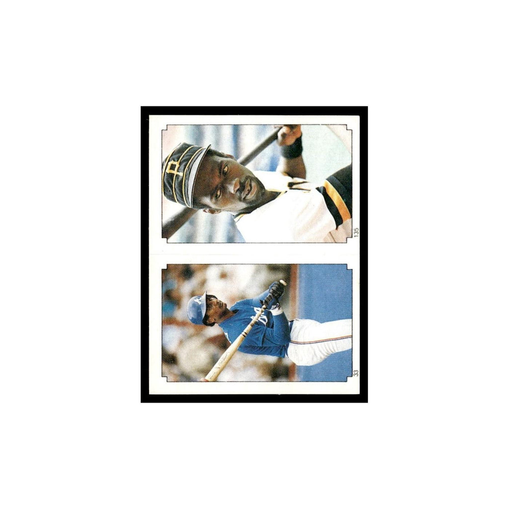 marvell Wynne Rafael Ramirez 1984 Topps Stickers #135/33 Baseball Card NM