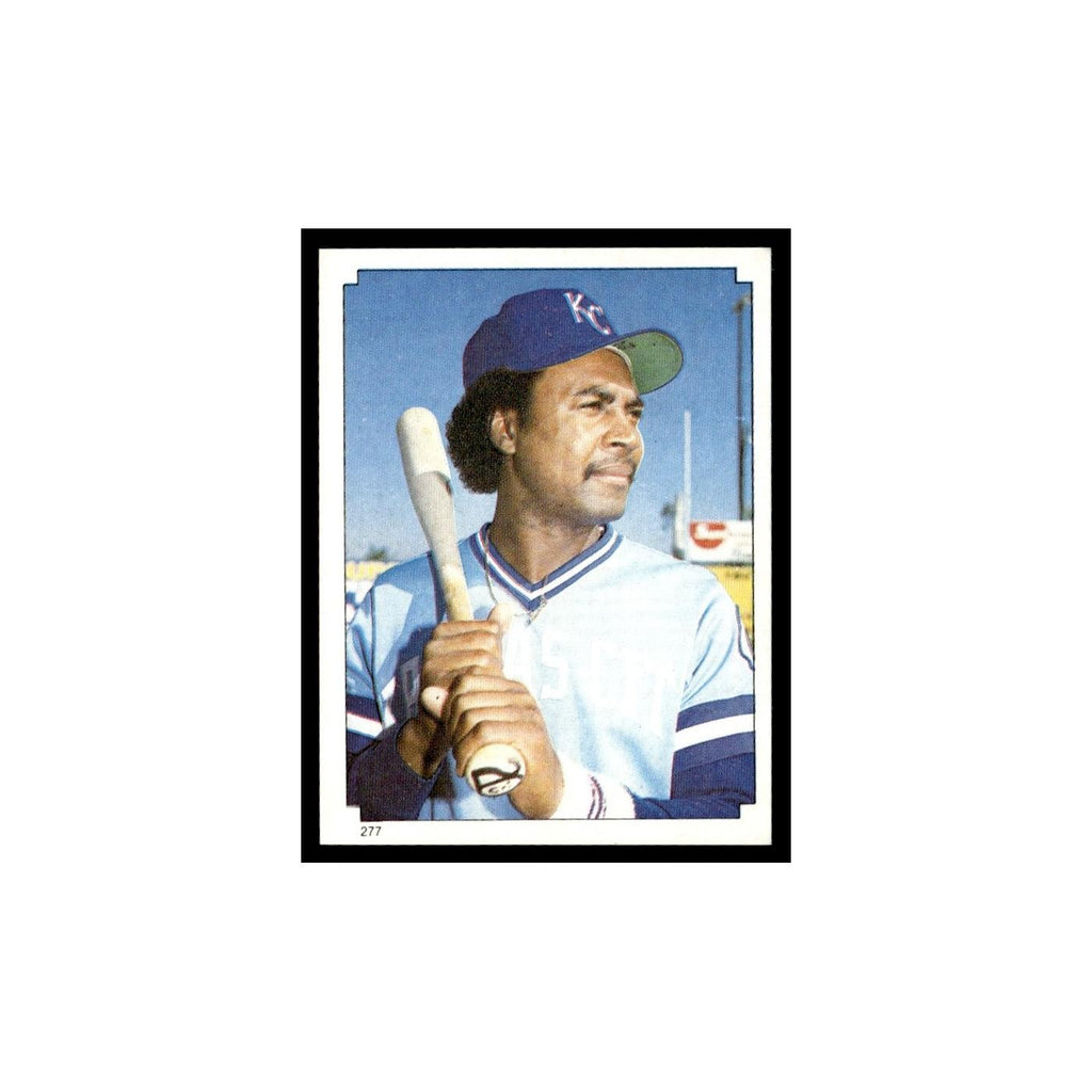 Frank White 1984 Topps Stickers #277 Kansas City Royals Baseball Card NM