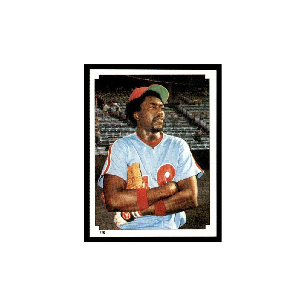 Gary Matthews 1984 Topps Stickers #118 Philadelphia Phillies Baseball Card NM