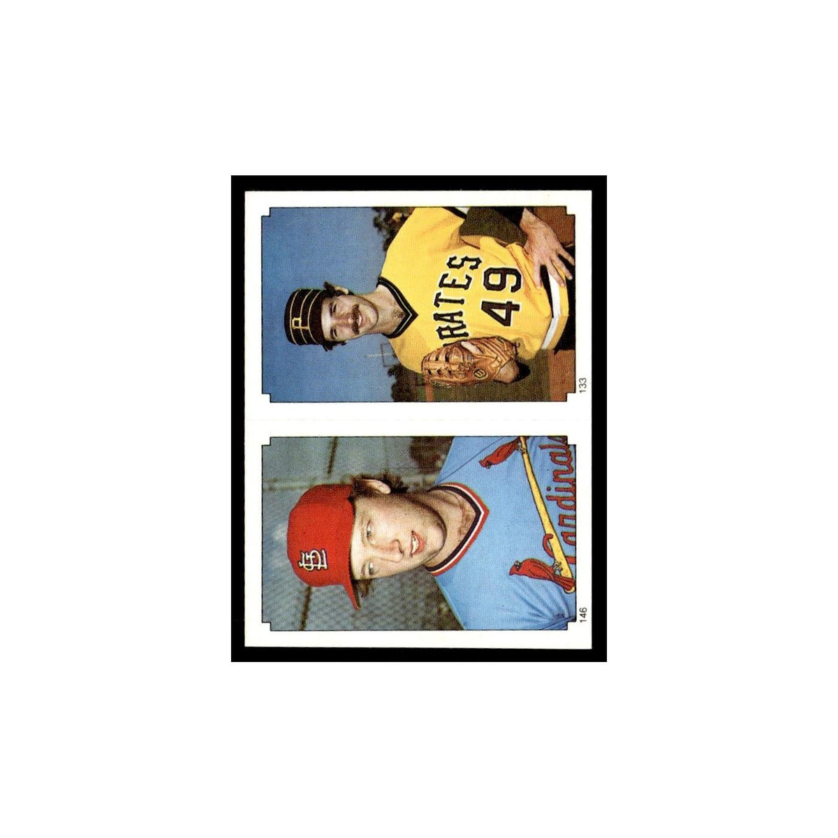 Larry McWilliams Dave LaPoint 1984 Topps Stickers #133/146 Baseball Card NM