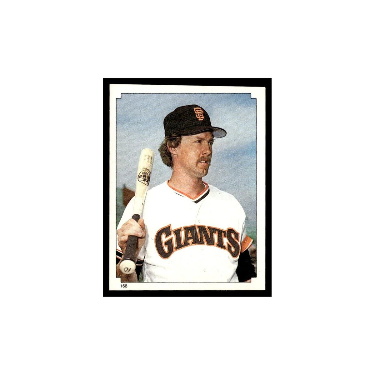 Johnnie LeMaster 1984 Topps Stickers #168 San Francisco Giants Baseball Card NM