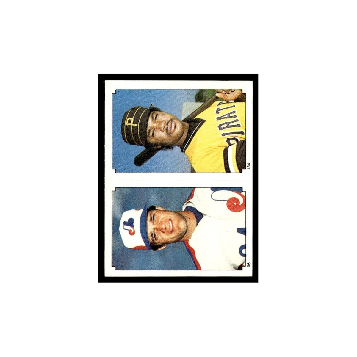 Johnny Ray Bill Gullickson 1984 Topps Stickers #134/96 Baseball Card NM