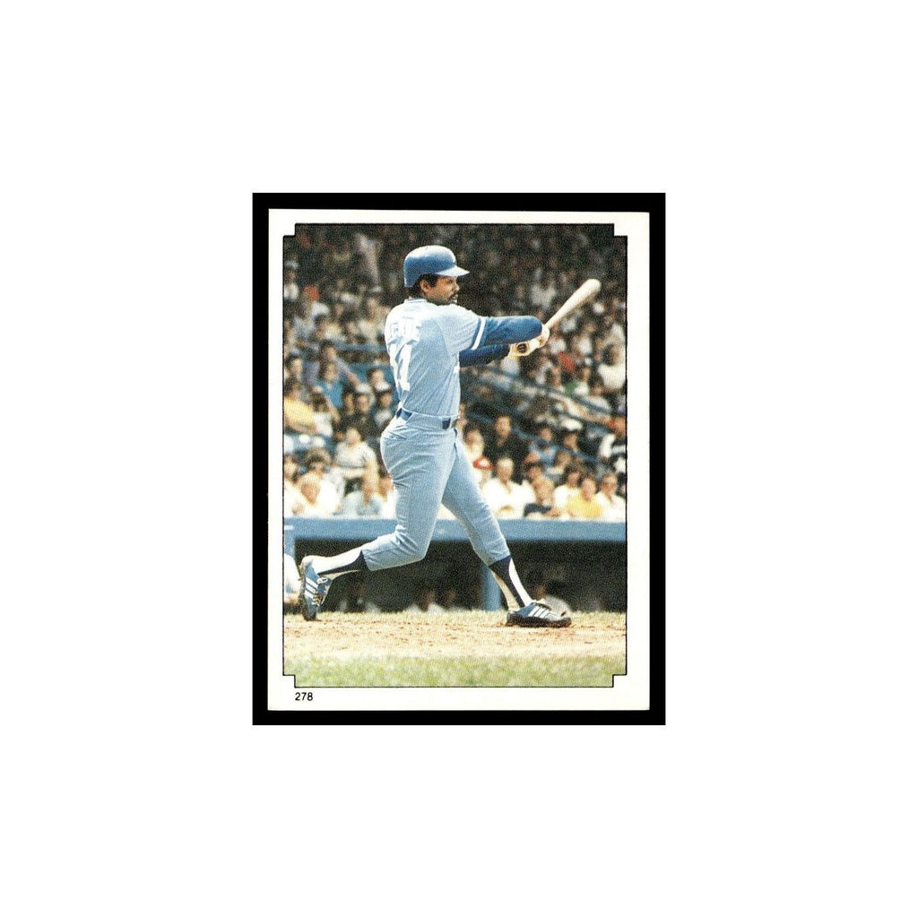 Hal McRae 1984 Topps Stickers #278 Kansas City Royals Baseball Card NM