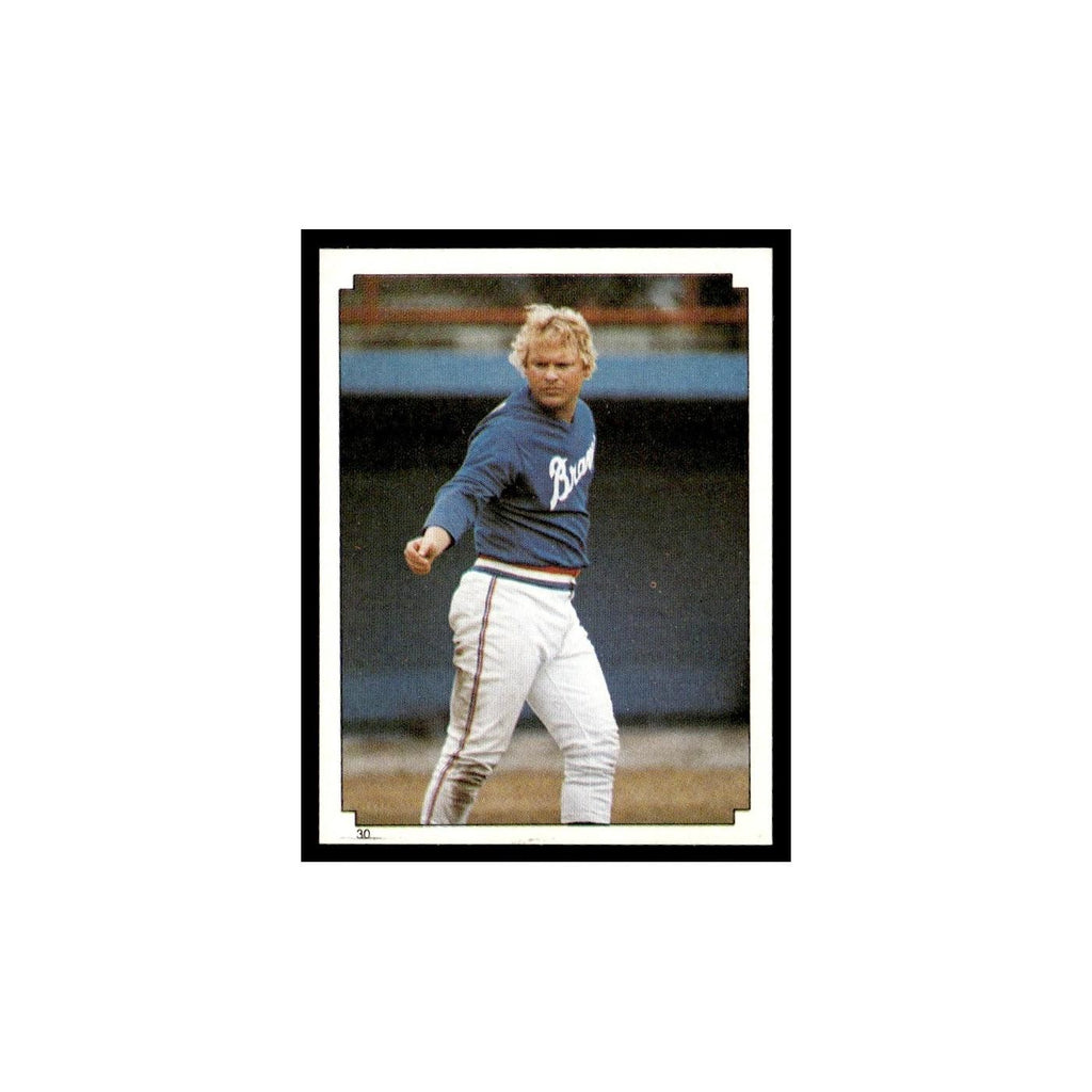 Bob Horner 1984 Topps Stickers #30 Atlanta Braves Baseball Card NM