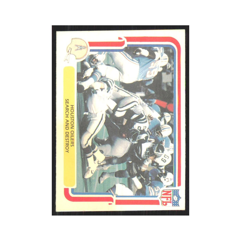 1980 Fleer Search and Destroy Houston Oilers #22.0