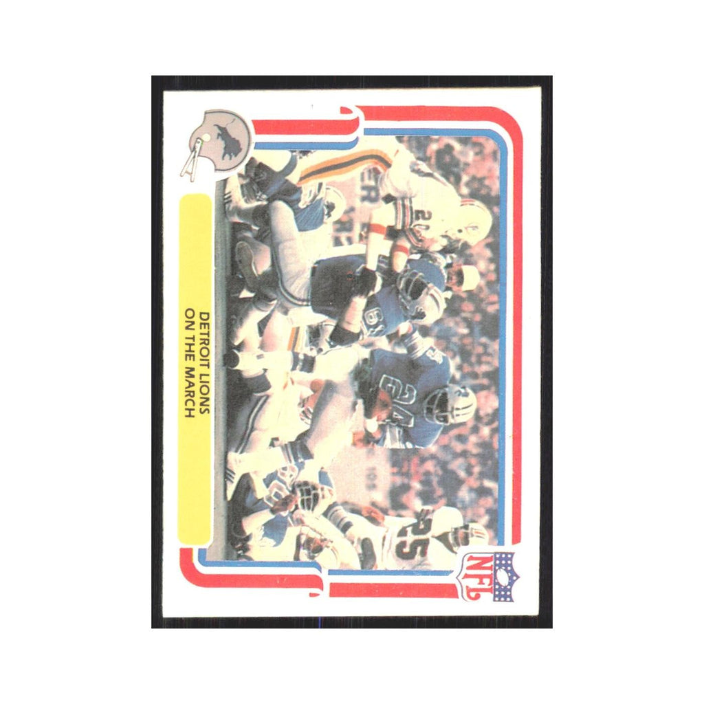 1980 Fleer On The March Lions #17