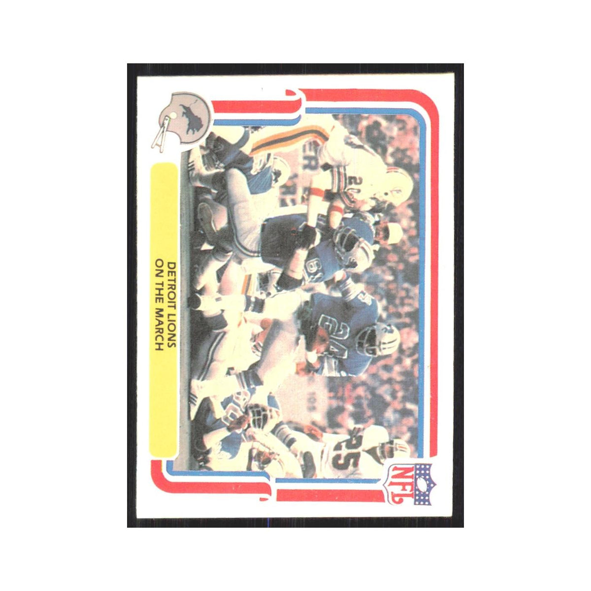 1980 Fleer On The March Lions #17