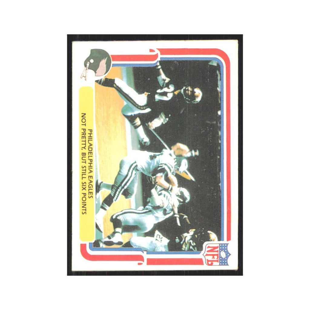 1980 Fleer Not Pretty But Still Six Points Eagles #41