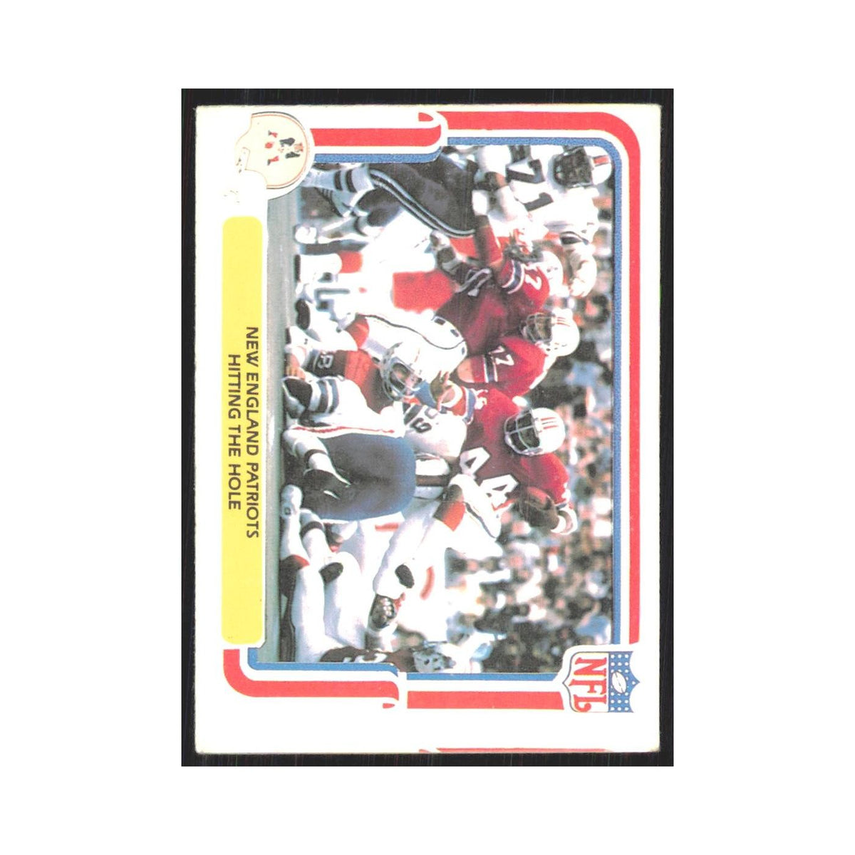 1980 Fleer Hitting The Hole Patriots #31.0