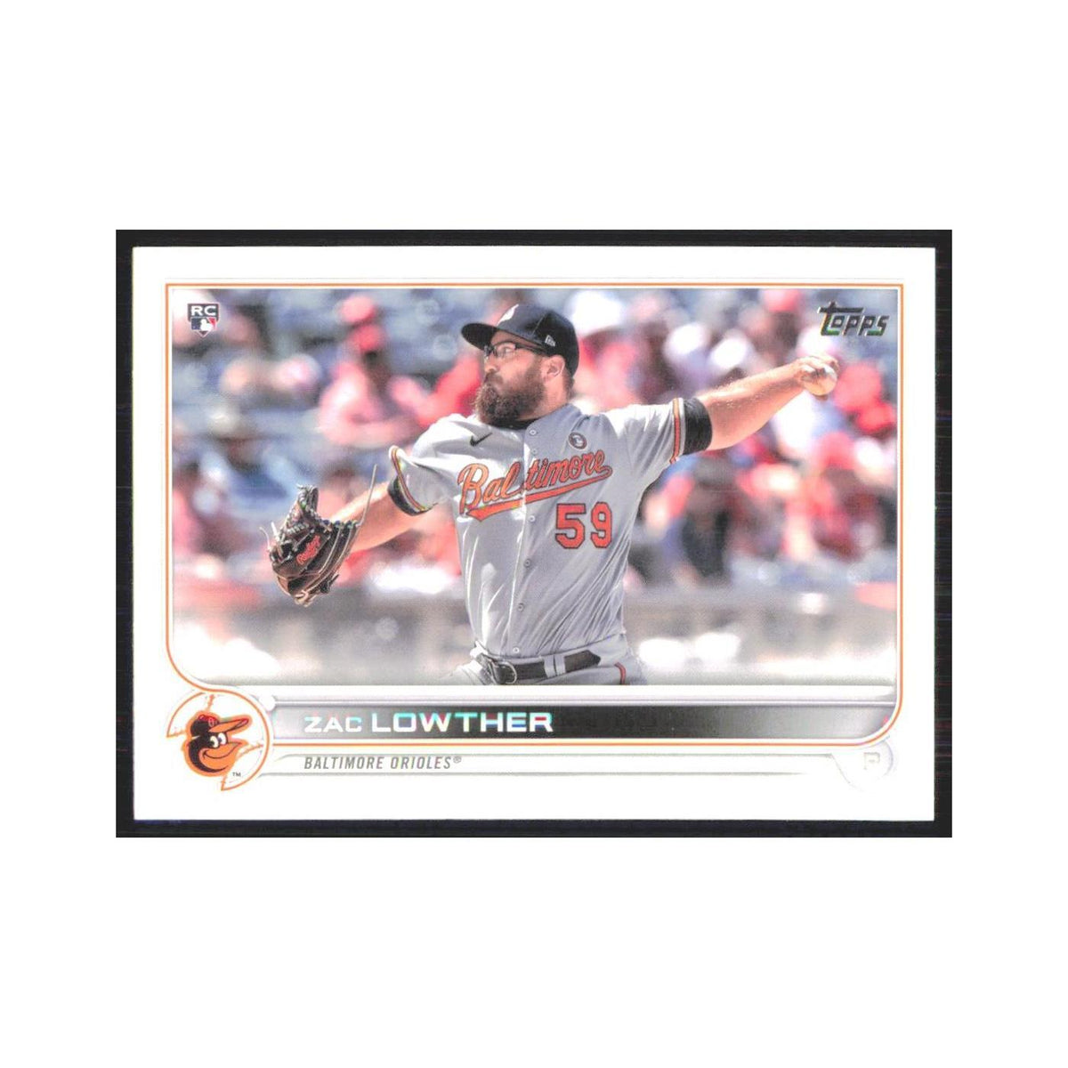 2022 Topps Zac Lowther RC Orioles #133