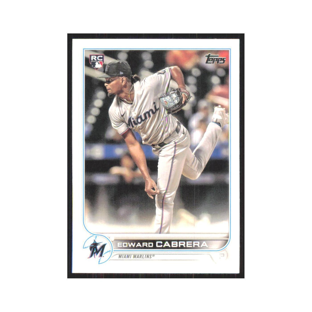 2022 Topps Edward Cabrera RC Marlins #566