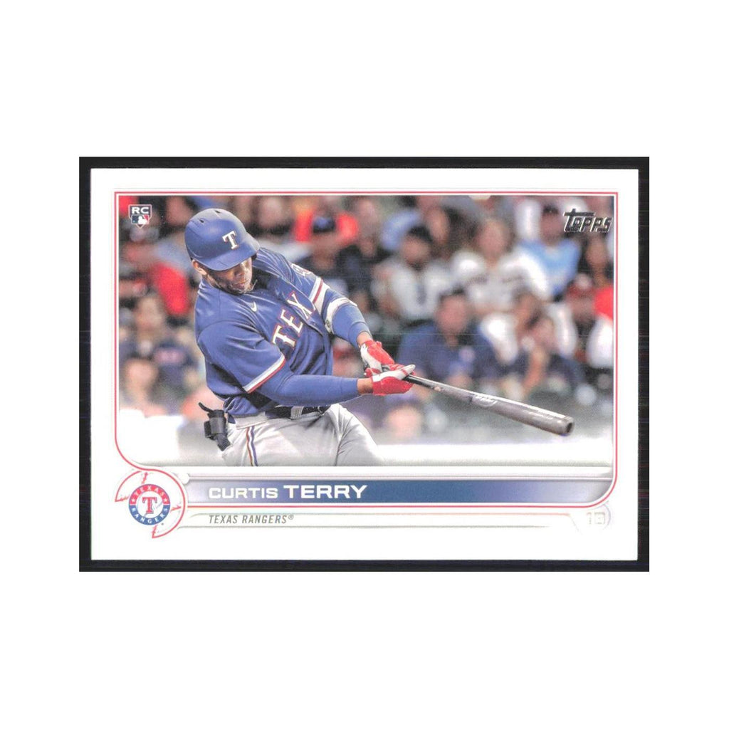 2022 Topps Curtis Terry RC Rangers #97