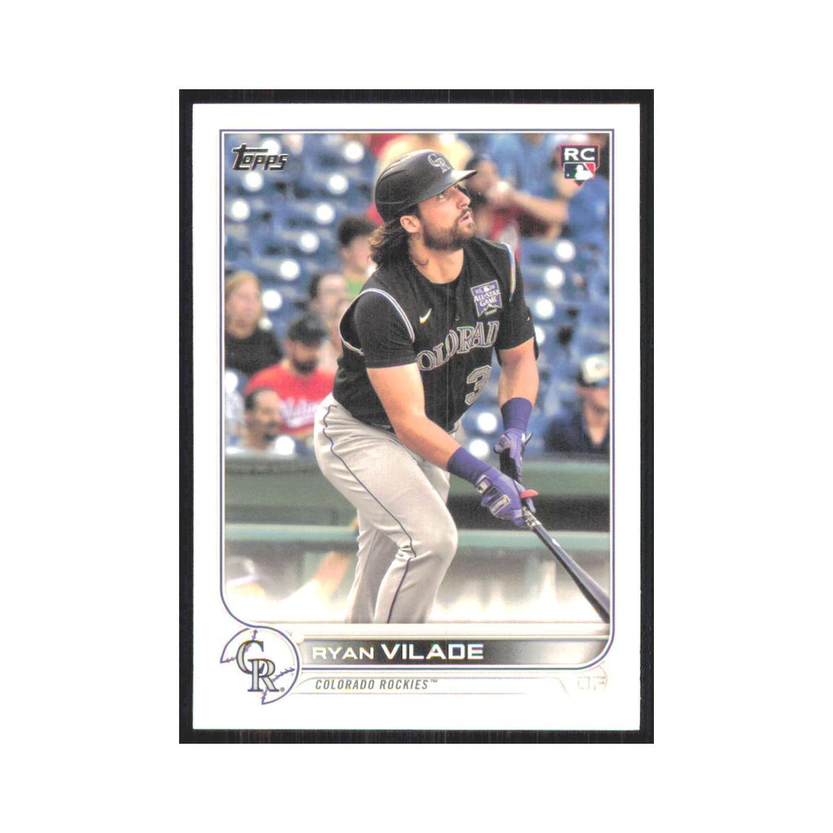 2022 Topps Ryan Vilade RC Rockies #586