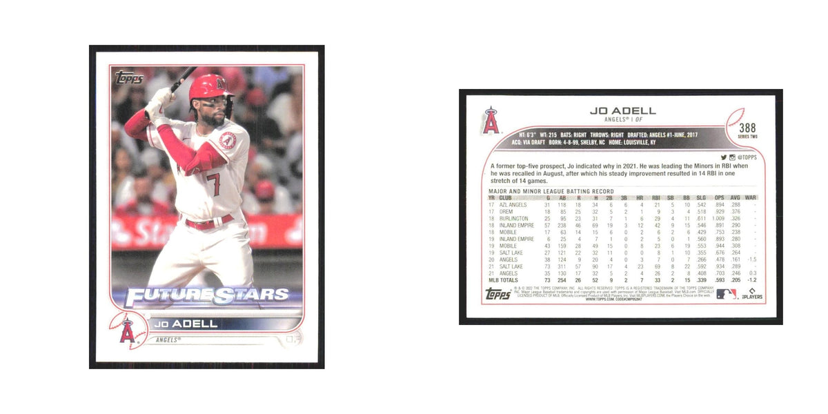2022 Topps Jo Adell Angels #388