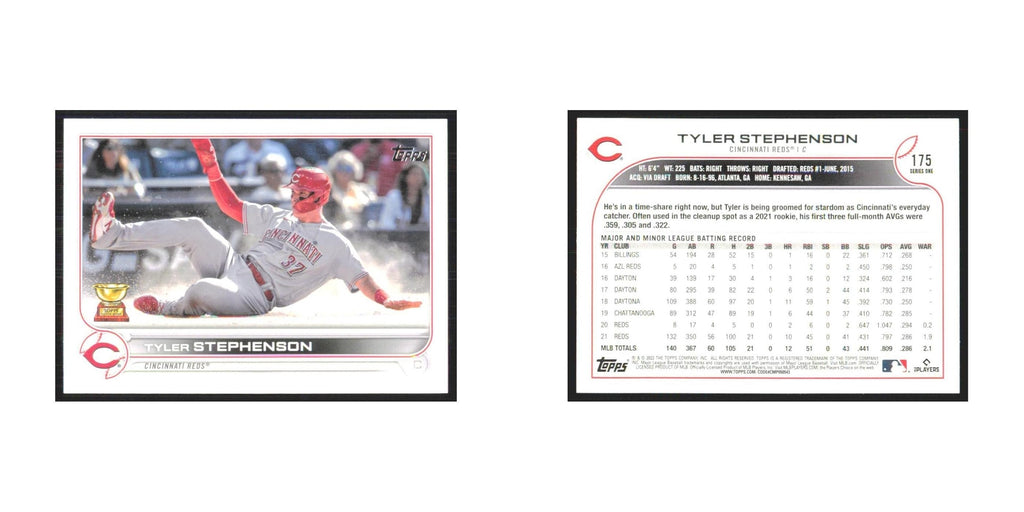 2022 Topps Tyler Stephenson Reds #175
