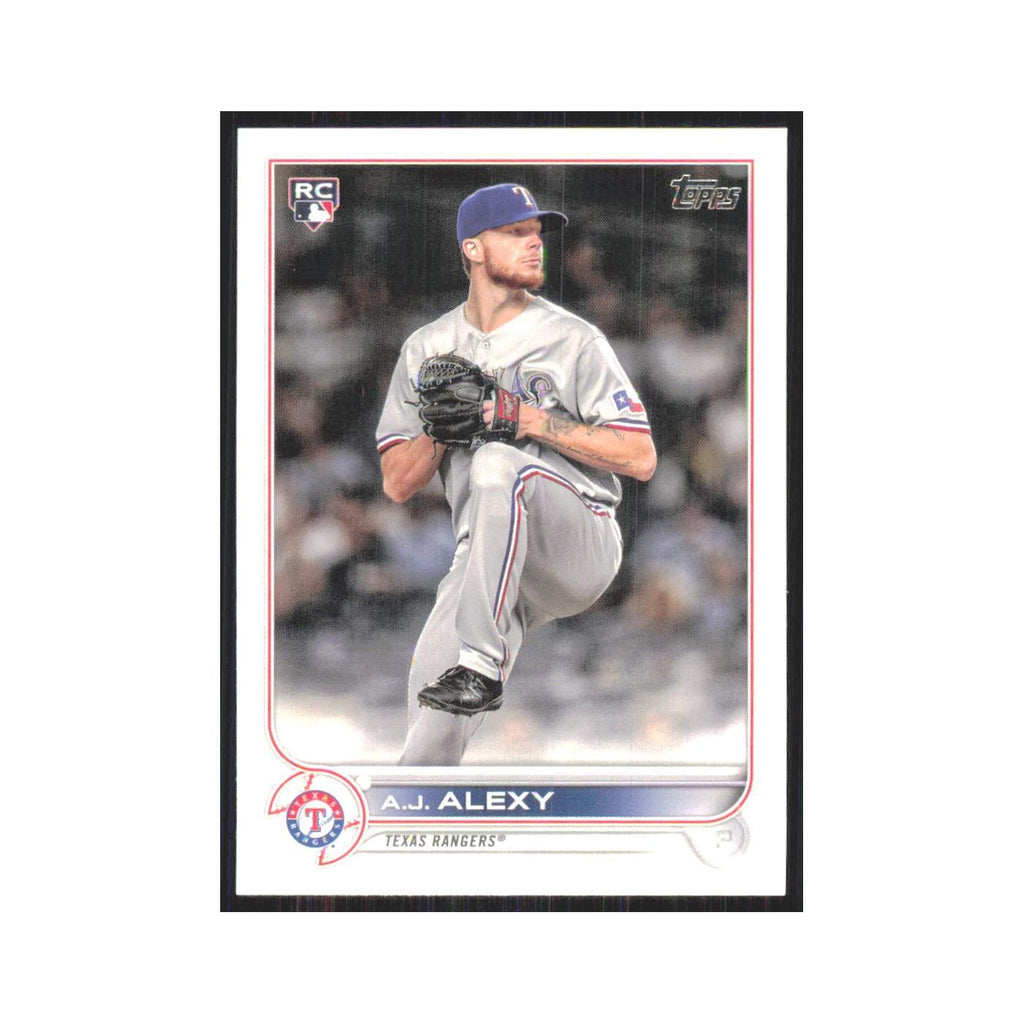 2022 Topps A.J. Alexy RC Rangers #547