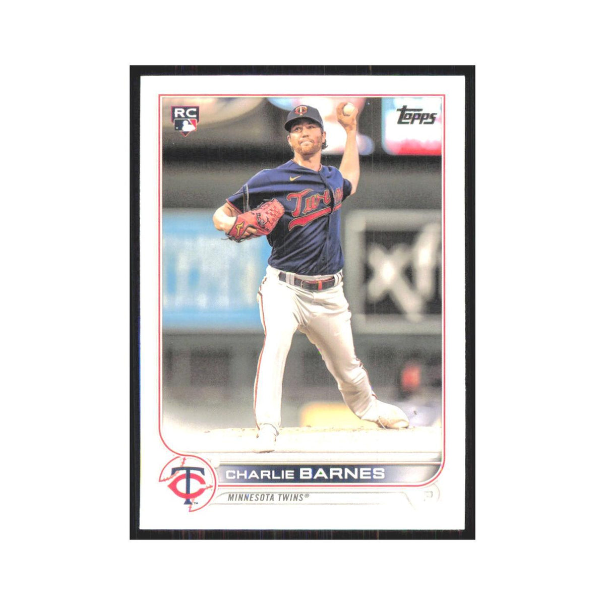 2022 Topps Charlie Barnes RC Twins #641