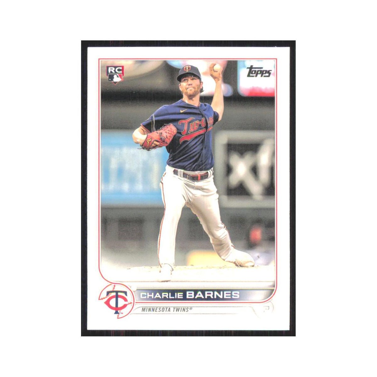 2022 Topps Charlie Barnes RC Twins #641