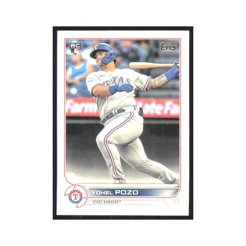 2022 Topps Yohel Pozo RC Rangers #649