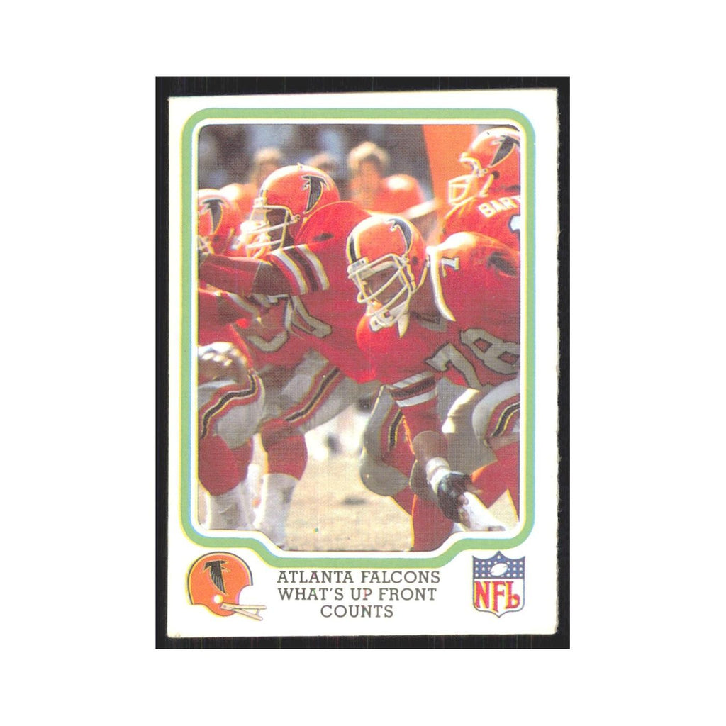 1979 Fleer What's Up Front Counts Falcons #1