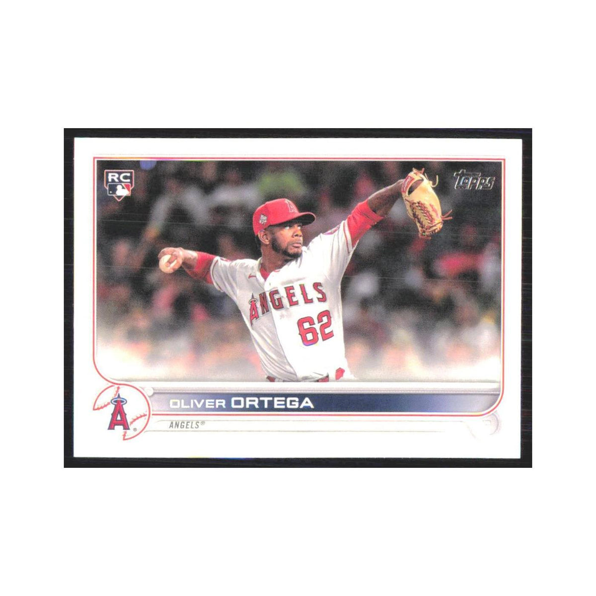 2022 Topps Oliver Ortega RC Angels #554