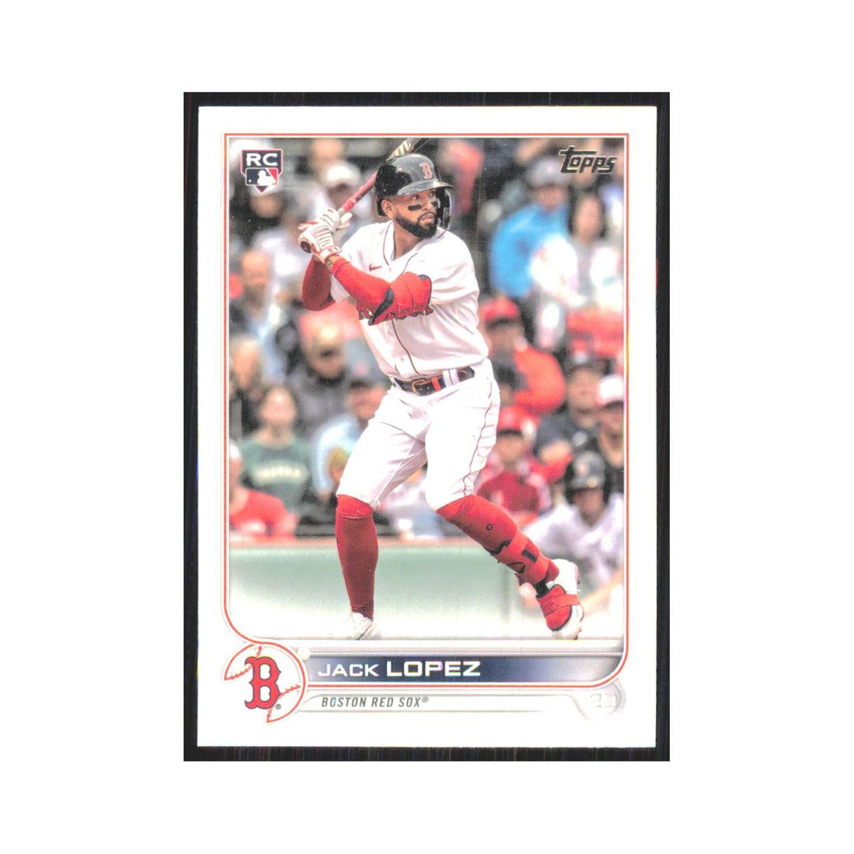 2022 Topps Jack Lopez RC Red Sox #418