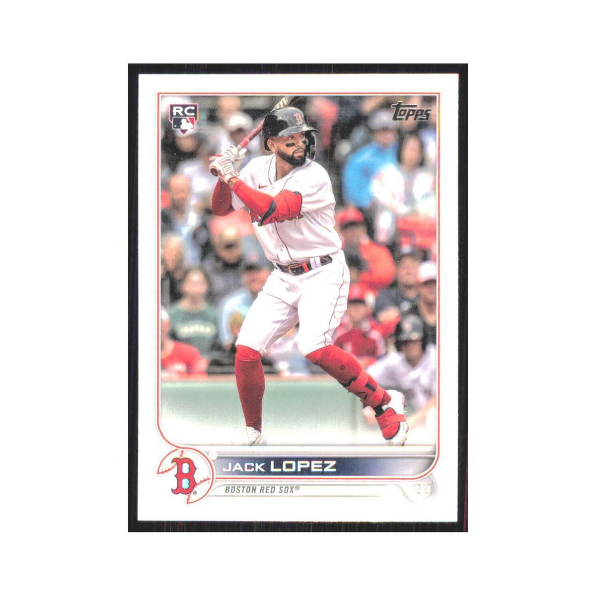 2022 Topps Jack Lopez RC Red Sox #418