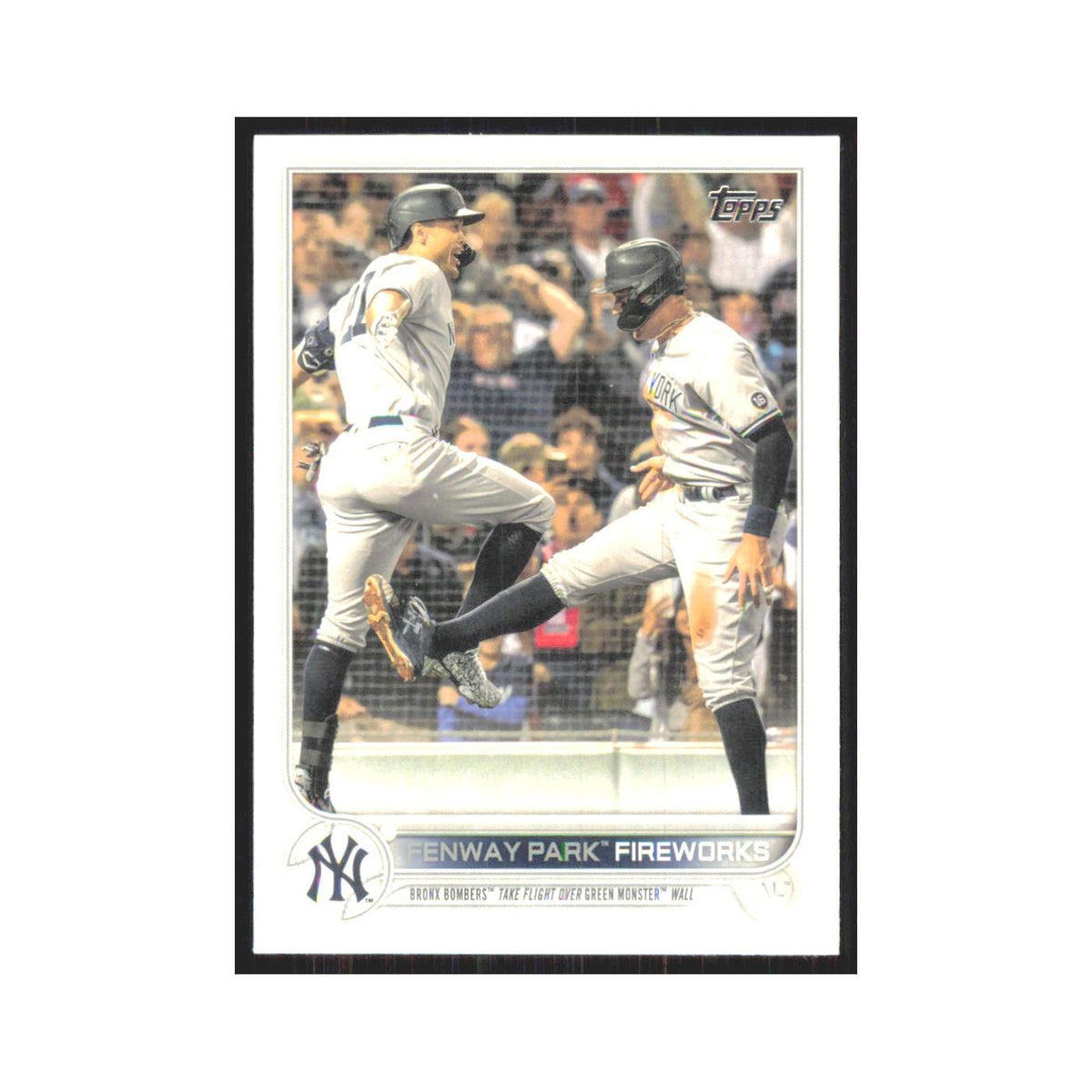2022 Topps Fenway Park Fireworks Yankees #399