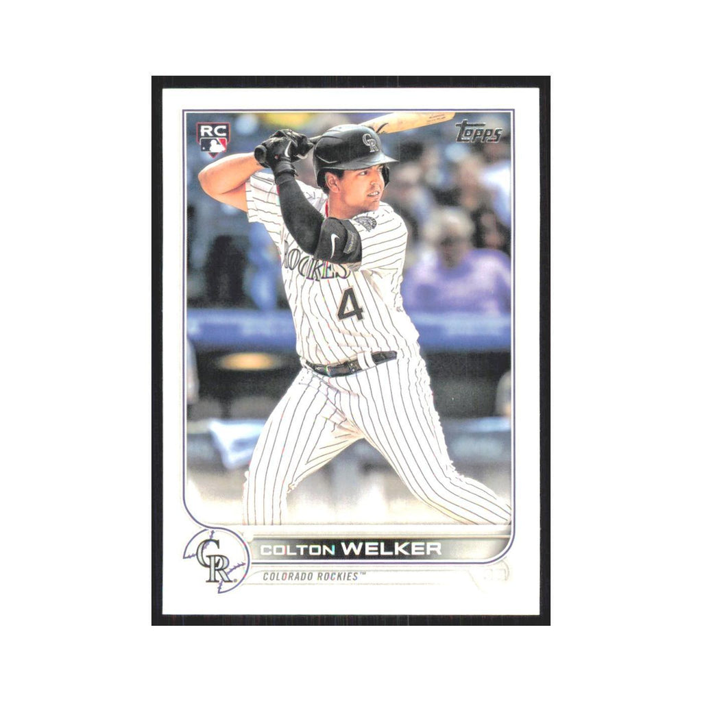 2022 Topps Colton Welker RC Rockies #480