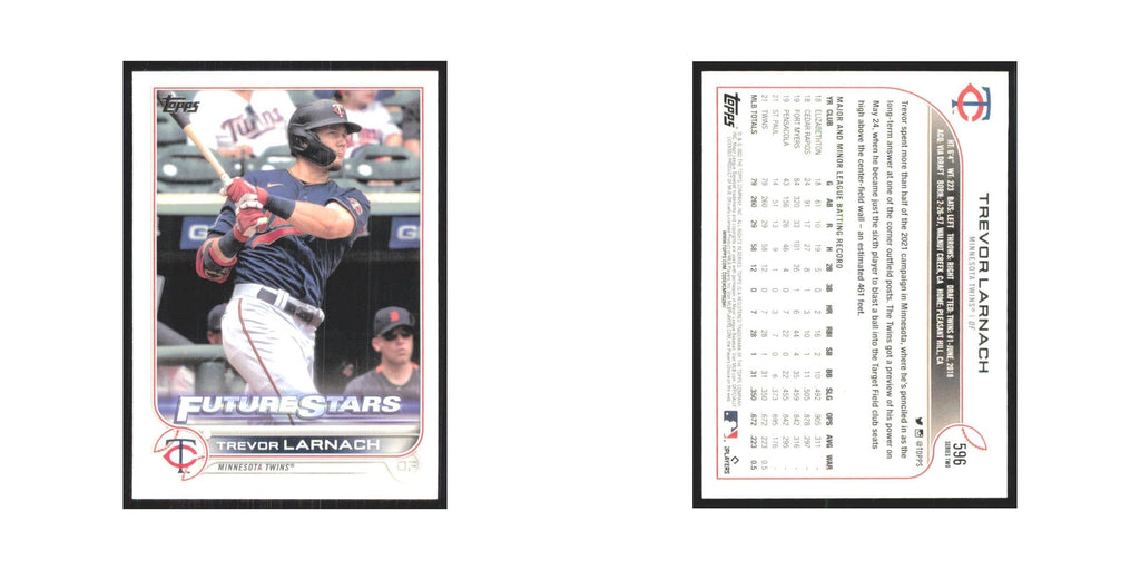 2022 Topps Trevor Larnach Twins #596