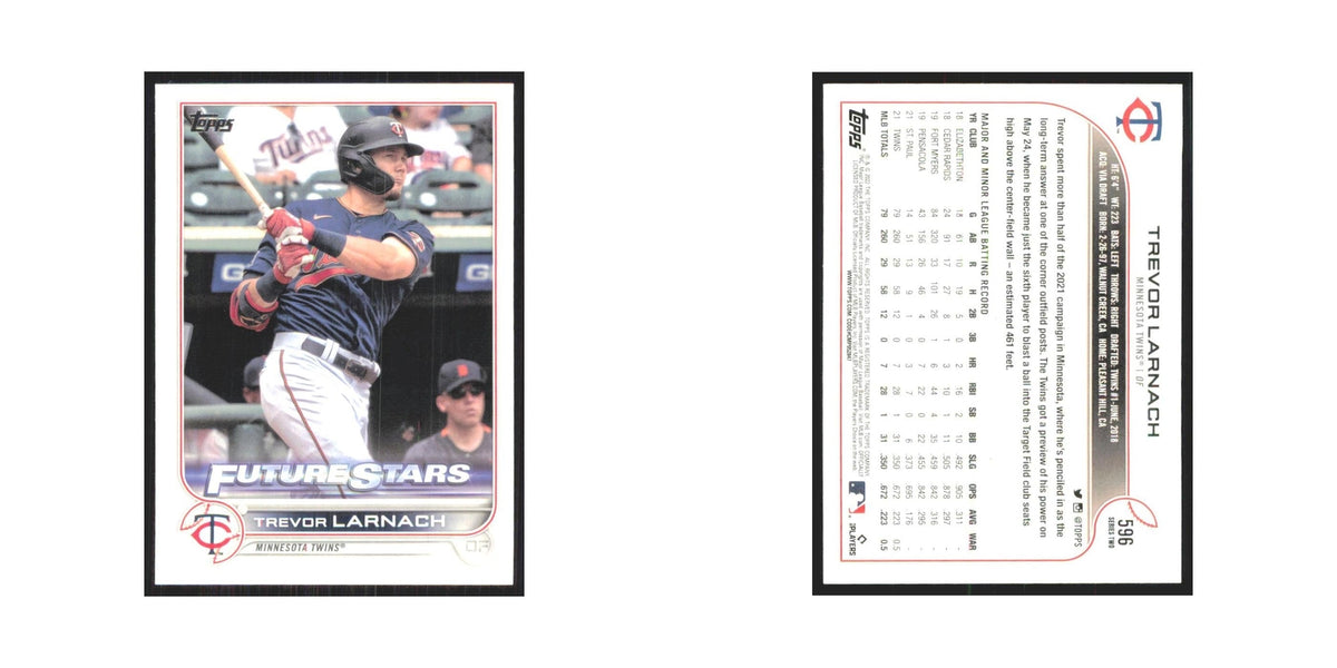 2022 Topps Trevor Larnach Twins #596
