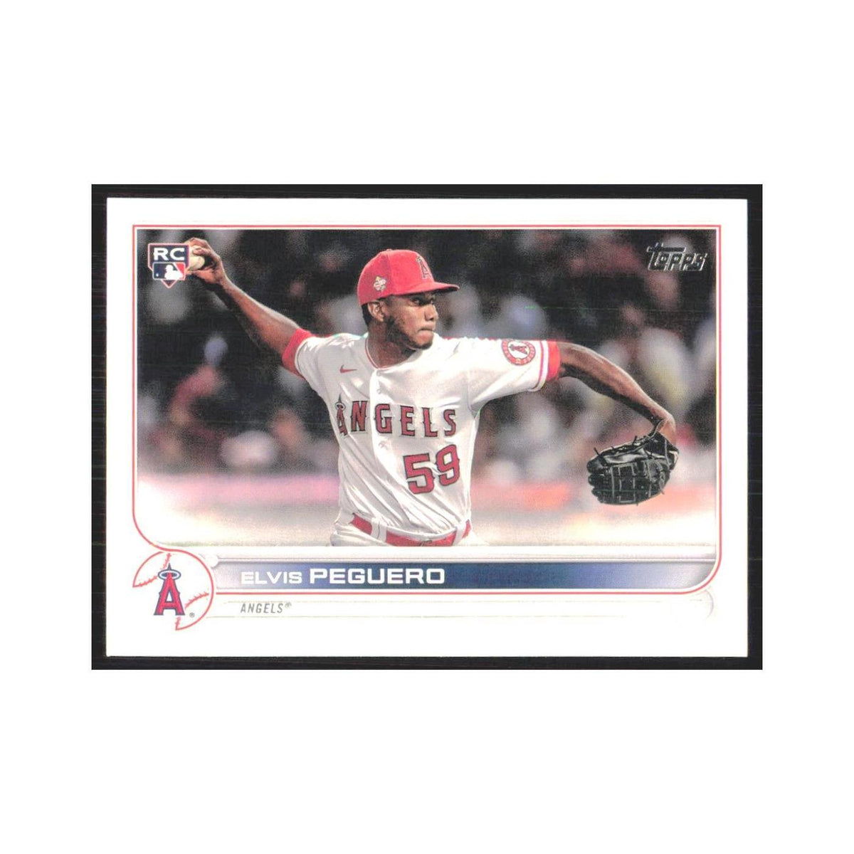 2022 Topps Elvis Peguero RC Angels #541